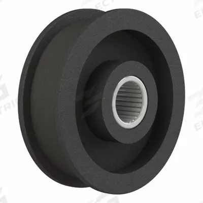 BREWER MACHINE & GEAR Flat Belt Idler Pulley: 1/2 in Bore, 1.375 in OD - Flat Idler Pulleys without Flange