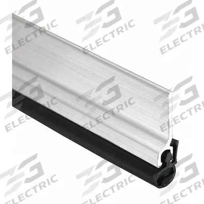 PEMKO Door Weatherstripping: Bulb Insert, 7 ft Lg, 1 1/8 in Wd - Metal Leaf Weatherstripping