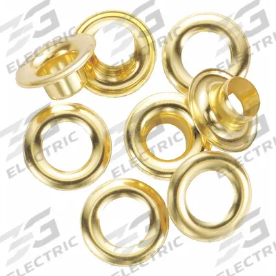 GENERAL Grommet: Brass, 0.38 in Inside Dia, 0.81 in Outside Dia - Brass Grommets