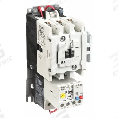 EATON Magnetic Motor Starter: Non-Reversing, 3 Poles, NEMA Size 1, 27 A - Non-Reversing Starters with Electronic Overloads