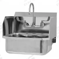 SANI-LAV Hand Wash Sink Kit: 1 Stations, 7 in Bowl Dp, 17 in Bowl Lg, 14 in Bowl Wd, Faucet Included (MPN 507FL). Key specifications — Includes Side Splash: Side Splash Included; Series: Stainless Steel Hand Wash Sink; Brand: SANI-LAV.