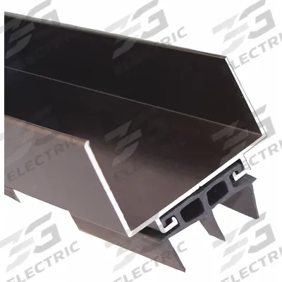 PEMKO Door Sweep: Notched Fin Insert, Aluminum, 36 in Lg, 1 3/4 in Wd - Door Shoes