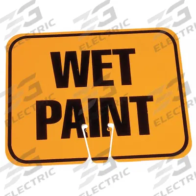 APPROVED VENDOR Traffic Cone Sign: ABS Plastic, 10 3/8 in Ht, 12 3/4 in Lg - Signs for Traffic Cones
