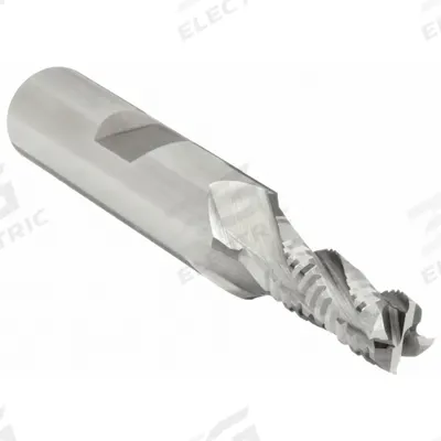 OSG Roughing End Mill: Cobalt, 4 Flute, 3/8" Mill Dia, 1-1/2" LOC, 3-1/4" OAL (MPN 4700200) - General Purpose Cobalt Roughing End Mills