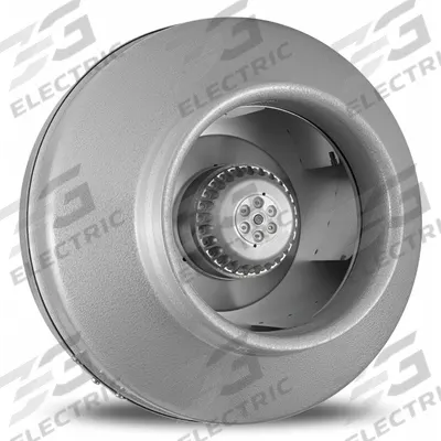 PANASONIC In-Line Duct Fan: 8 in Duct, 120V AC, 1 Ph, 60 Hz Freq - General Purpose Inline Duct Fans