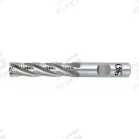 OSG Roughing End Mill: Cobalt, 6 Flute, 2" Mill Dia, 4" LOC, 6-1/2" OAL (MPN 4926500)