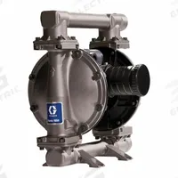 GRACO Diaphragm Pump: Stainless Steel Body, 1 in, NPT Connection, 50 gpm, Not Specified Diaphragm (MPN 651161). Key specifications — Brand: GRACO; Seat Material: SS; Check Valve Material: PTFE; Diaphragm Material: Not Specified.