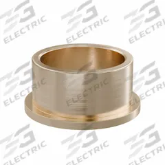 Flanged Sleeve Bearing: Bronze, SAE 841, 50 mm Bore, 60 mm OD, 32 mm Lg, -35°F to 300°F, 2 PK (MPN FFM5060-32B). Key specifications — System of Measurement: Metric; Material Grade: SAE 841; Flange Type: Flanged; Brand: OILITE.