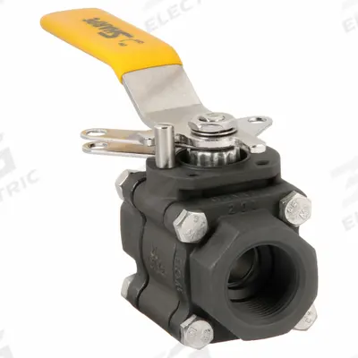 SHARPE Manual Two-Way Ball Valve: 1 in, Carbon Steel, Straight, FNPT x FNPT - Carbon Steel Ball Valves