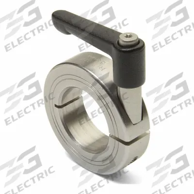 RULAND MANUFACTURING Quick Clamping Shaft Collar: 2 1/16 in Bore Dia, Round, 303 - Stainless Steel One-Piece Clamping Lever Shaft Collars