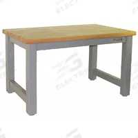 BENCHPRO Workbench: Fixed Ht, Butcher Block, 60 in x 36 in, 20,000 lb Overall Load Capacity, Gray (MPN HW3660). Key specifications — Brand: BENCHPRO.