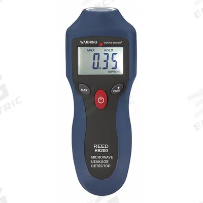 REED INSTRUMENTS Microwave Leakage Detector: 0 to 9.99 mW/cm2, +/-1 W/cm2, 4 Digits - Magnetic Field Meters