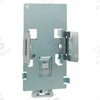SCHNEIDER Mounting Plate: VW3A9804, DIN Rail Kit Lock/DIN Rail Kit Spring, Mounting Plate. Key specifications — Manufacturer Part Number: VW3A9804; Includes: DIN Rail Kit Lock; Compatible Series: Altivar Machine ATV320.