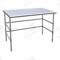 APPROVED VENDOR Work Table: Fixed Ht, Stainless Steel, 60 in x 30 in, 600 lb Overall Load Capacity (MPN 4UEL4). Key specifications — Brand: APPROVED VENDOR; Unit Type: Not Expandable or Modular.