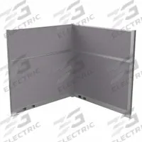 VERSARE Cubicle Kit: 72 in Overall Ht, 72 in Overall Wd, 2 Panels, Cloud Gray, Fabric (MPN HPEKL-66-S-CLG). Key specifications — Panel Color: Cloud Gray; Brand: VERSARE; Panel Material: Fabric.