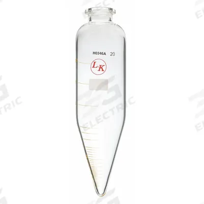 LK INDUSTRIES Centrifuge Tube: 100 mL, Centrifuge Tube, 18 mm Body Dia, 152.4 mm Overall Ht - Glass Centrifuge Tubes