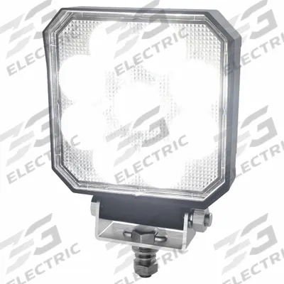 ECCO Vehicle Work Light: Square, Flood, LED, Bolt, Blunt Cut Wires, Surface Mount - Vehicle Floodlights