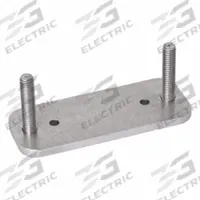 JW WINCO Mounting Plate: Stainless Steel, Tumbled Matte, 4 mm Plate Thick, M6 Mounting Thread Size (MPN 7247.6-NI-75-25-MT). Key specifications — Body Material Grade: AISI 304; Material: Stainless Steel; Brand: JW WINCO; Finish: Tumbled; Compatible Brand: JW Winco; Compatible Series: GN 7247; Mounting Thread Size: M6.