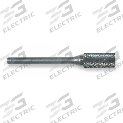 WIDIA METAL REMOVAL Carbide Bur: Cylinder, SA-1, Double Cut, 1/4" x 5/8" Head - Double-Cut Cylinder Burs