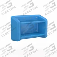 CORTECH Wall Shelf/Coat Rack: Slate Blue, 24 in Overall Ht, 35 in Overall Wd, 15 in Overall Dp (MPN 7614SB). Key specifications — attr1045150: CORTECH; attr1075034: Endurance.