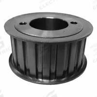 APPROVED VENDOR Timing Belt Pulley: Trapezoidal, Bushed, For L Timing Belt Section, For 1 in Belt Wd (MPN 36LP100). Key specifications — Brand: APPROVED VENDOR; Tooth Profile: Trapezoidal; Finish: Black Oxide; For Bushing Type: Split Taper.