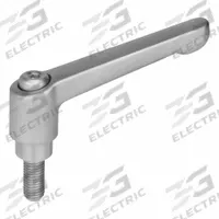 JW WINCO Adjustable Handles; Adjustable Levers: SS, 5/16"-18 Thread, 1.57 in Thread Lg, 2.48 in Lg (MPN 300.5-63-5/16X18-40-IS). Key specifications — Brand: JW WINCO.