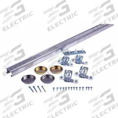 NATIONAL GUARD Track Kit: 70 1/2 in Lg, 2 in Wd, 1 in Ht, 75 lb Max Wt, Top (MPN SLAL-75-BP-72). Key specifications — Product Type: Track Kit; Brand: NATIONAL GUARD; Track Type: Top.