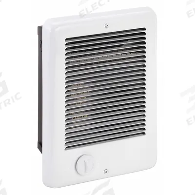 CADET Recessed Electric Wall-Mount Heater: 1000 W/750 W, 240/208V AC, Single Phase - Compact Recessed Electric Wall Heaters