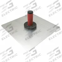 MARSHALLTOWN Drywall/Masonry Hawk: 10 in Overall Wd, 10 in Overall Lg, Handle Mat. DuraSoft (MPN 3D). Key specifications — attr1008769: Aluminum; attr1004956: MARSHALLTOWN; attr1008767: DuraSoft; attr1008770: Square.