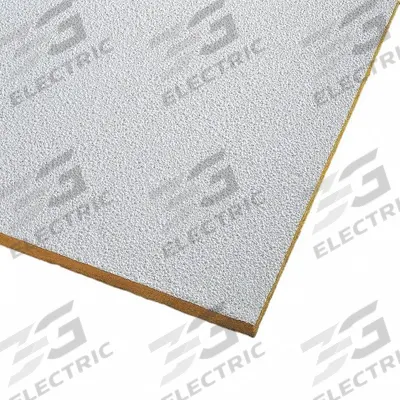 ARMSTRONG Ceiling Tile: 2989, Pebble, 24 in x 48 in, Square Lay-In, 15/16 in Grid Size - General Purpose Tiles