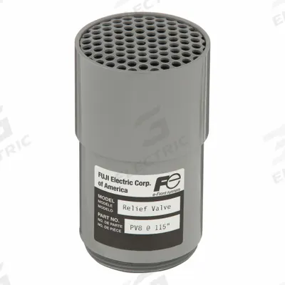 FUJI ELECTRIC Blower Relief Valve: Pressure, 127 in wc Preset Limit - Pressure & Vacuum Relief Valves for Regenerative Blowers
