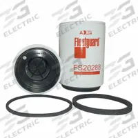 FLEETGUARD Automotive Fuel Filter: 14 3/16 in Overall Lg, 4 1/4 in Outside Dia, Blue Bird/Navistar (MPN FS20288). Key specifications — Brand: FLEETGUARD; Compatible Vehicle Make: Blue Bird.