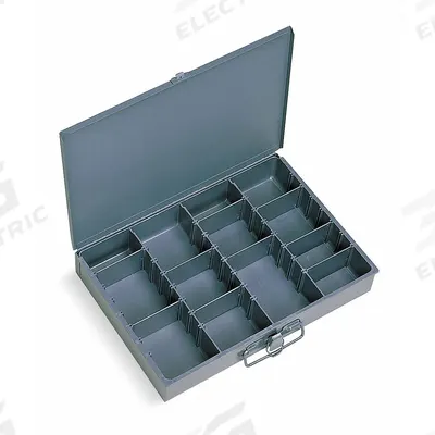 DURHAM MFG Compartment Drawer: 13 5/8 in x 9 7/8 in x 2 1/8 in, 2 1/8 in x 3 1/8 in x 8 13/16 in - Small Compartmented Boxes