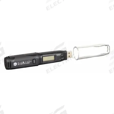 LASCAR Data Logger: 0%to 100% Relative Humidity Measured, -31°F to 176°F, -35°C to 80°C - Temperature & Humidity Data Loggers