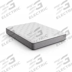 DIAMOND Bed Mattress: Queen, Firm, Stretch Knit Fabric, Innerspring, 10 in Overall Ht, Gel Foam (MPN DMSE10-1050). Key specifications — Core Material: Innerspring; Cover Material: Stretch Knit Fabric; Comfort Layer Material: CertiPUR Gel Memory Foam; Core Type: Gel Foam; Brand: DIAMOND.