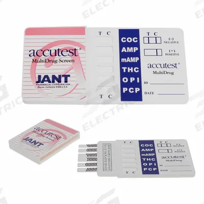 ACCUTEST Urine Drug Test Kit: 25 Tests, AMP/COC/MET/OPI 2000/PCP/THC, No Reagants Required - Drug Testing Kits