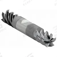 CLEVELAND Square End Mill: Carbide, TiAlN Coated, Double End, 5 Flute, 1/2" Mill Dia, 5/8" LOC (MPN C80106)