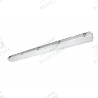 LED Vapor Tight Color Selectable: 4 ft Lg, 2,990 lm_4,550 lm_6,240 lm, 3500K/4000K/5000K, 48 W (MPN LSV4U23WCSCR). Key specifications — attr1258082: Polycarbonate; attr1258062: IP65; attr1258100: MAXLITE; attr1258101: 4000K; attr1258067: 120/277V AC.