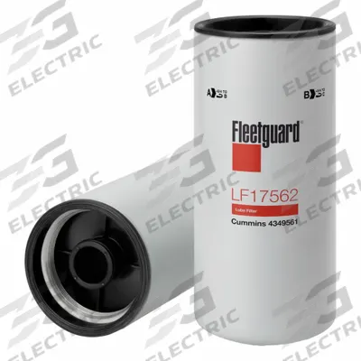 FLEETGUARD Oil Filter: M107-2.5 Thread Size, 12 9/16 in Overall Ht, 12 9/16 in Overall Lg - Spin-On Oil Filters