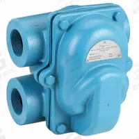 Steam Trap: Cast Iron, 1 1/2 in FNPT, 5,000 lb/hr, 75 psi Max., 450°F Max., H Pattern (MPN 46-775G). Key specifications — Brand: MEPCO; Installation Orientation: Horizontal; Float Material: Stainless Steel; Manufacturer Series: 46.
