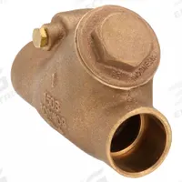 MILWAUKEE VALVE Swing Y Check Valve: Swing, Y-Style Valve Body, 1 in Pipe Size, Sweat x Sweat, Sweat (MPN 1509Y 1"). Key specifications — Brand: MILWAUKEE VALVE.