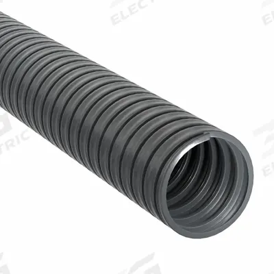CALBRITE Liquid-Tight Metal Conduit: 1 1/2 in Trade Size, Silver, 25 ft Nominal Lg - Corrosion Resistant Liquid-Tight Metallic Conduit
