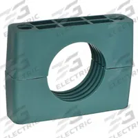 ZSI Beta Clamp Insert Replacement: Ribbed Bore, Steel Clamp, Polypropylene Cushion, For 1 Lines (MPN S5021C)