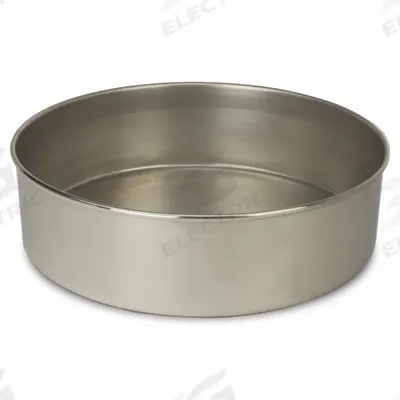 ADVANTECH Sieve Pan: 3 1/4 in Overall Dp, 12 in Overall Dia - Sieve Pans