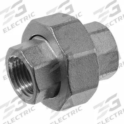 USA INDUSTRIALS Metal Pipe Straight: Straight, 1/2 in x 1/2 in, Class 125, 125 psi - Chrome-Plated Threaded Low-Pressure Pipe Fittings