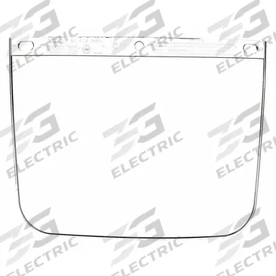 FIBRE-METAL BY PIP Face Shield Visor: 11 1/4 in Overall Wd, 8 in Overall Ht - General Purpose Replacement Visors