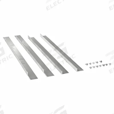 Dayton Louver Flange Kit: Aluminum, Fits 5NKH7/5NKJ3, 24 in H Wall Opening - Flange Kits