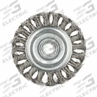 APPROVED VENDOR Wire Wheel Brush: Twisted Stainless Steel, 4 in Dia, 5/8"-11 Arbor, 0.02" Fill (MPN 66254443282). Key specifications — Brand: APPROVED VENDOR.