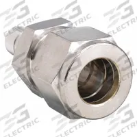 PARKER Compression Fitting Adapter: 1/8 in OD x 1/4 in OD Fitting Size, Compression x Compression (MPN 2TUR4-316). Key specifications — Compatible Fitting Brands: Parker A-LOK; Brand: PARKER.