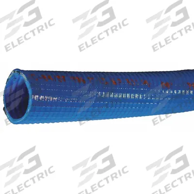 BOSTON Water Transfer Hose: 3 in Hose Inside Dia., 250 psi, Blue - Vinyl Nitrile Bulk Water Suction & Discharge Hoses with Vinyl Nitrile Cover & Wire Helix Reinforcement